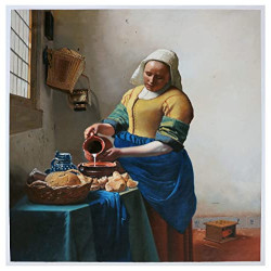 The Milkmaid by Johannes Vermeer